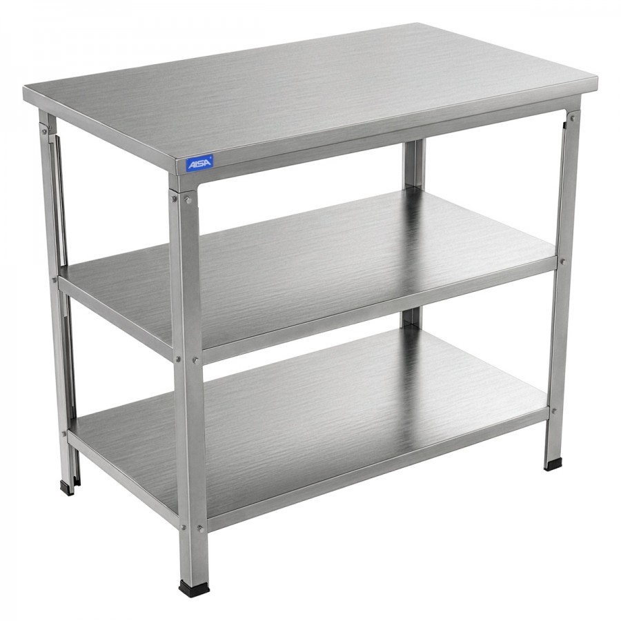 Mesa de Inox Paneleiro Duplo 60 x 80 Aisa